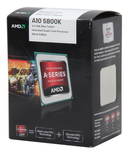 Procesador Amd Apu A10-5800k Quad Core 3.8ghz 4mb Socket Fm2