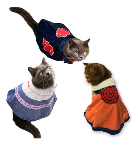 Relabtaby Disfraz De Capa De Gato Anime Halloween Ropa Para 