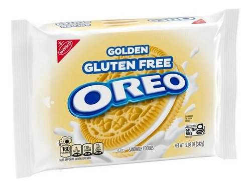 Nabisco Oreo Golden Gluten Free 342 G