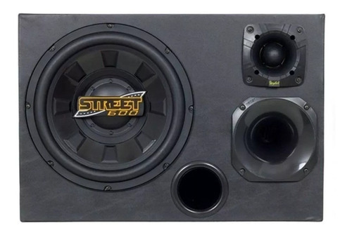Caixa Som Trio Automotivo Completa Subwoofer 12 Pol 150wrms