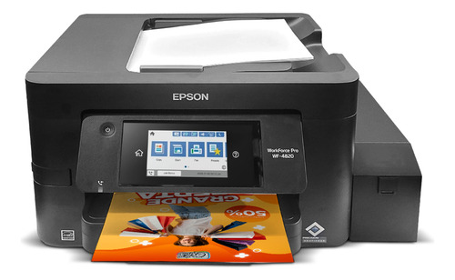 Multifuncional Epson Wf 4820 Bulk Ink Pigmentada