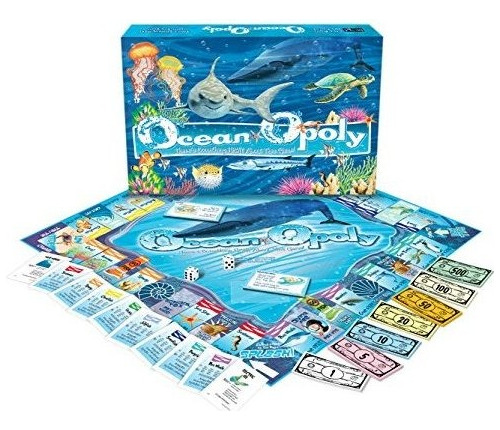 Juego De Tablero De Monopolio Ocean-opoly