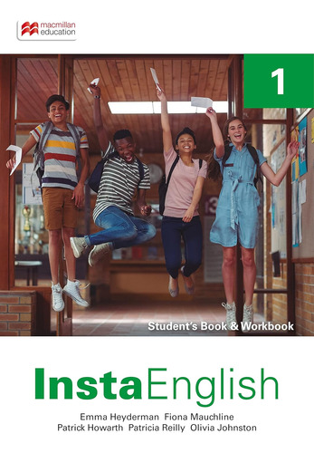 Livro Instaenglish 1: Student's Book & Workbook - Emma Heyderman - Português - Macmillan Education - Edição 1 - Capa Mole - Volume 1 - Tamanho 30 - Com Índice - Ano De Publicação 2018