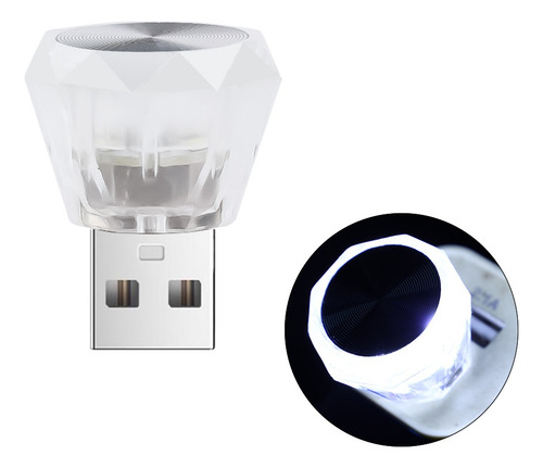 Luz Nocturna Blanca Usb Para Coche, 5 Unidades, Para Uso Noc