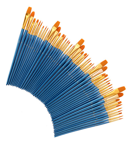 Pincel, Pinceles, Medios, Lote Para Varios Artistas