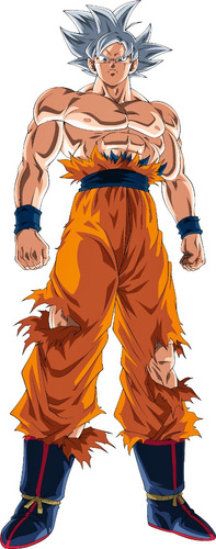 Poster Goku Ultra Instint Dragon Ball S Adhesivo 140x70cm 4