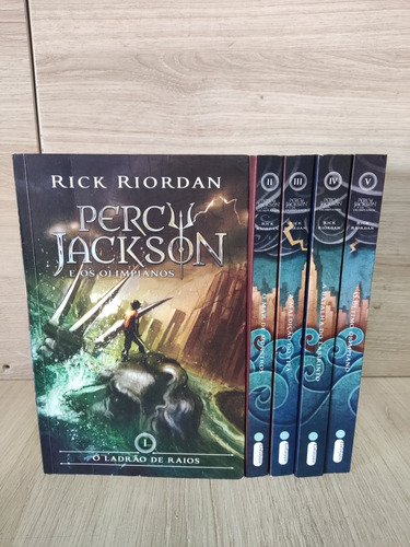 Coleção Percy Jackson E Os Olimpianos - 5 Volumes 