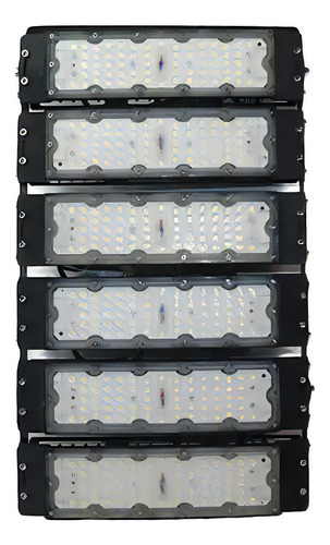 Projetor Refletor Modular Led Linear Ferro Torre 300w Ip67 Cor Da Carcaça Preto Cor Da Luz Branco-frio