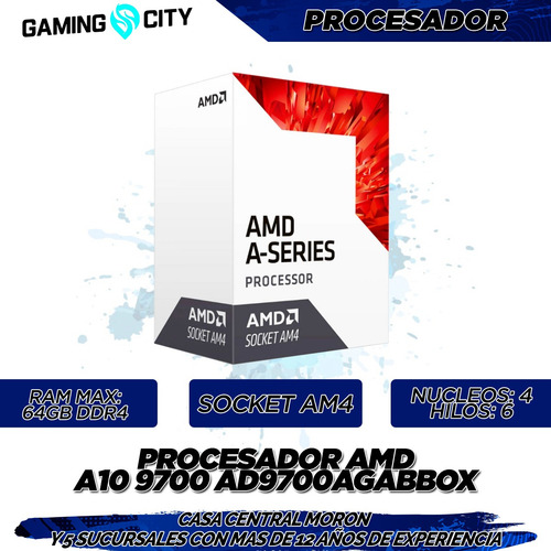 Pc Armada Gamer Amd A10 9700 16gb Ram Radeon R7