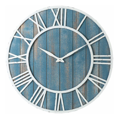 Reloj De Pared Costero De 36  Reloj De Pared Azul De A ...