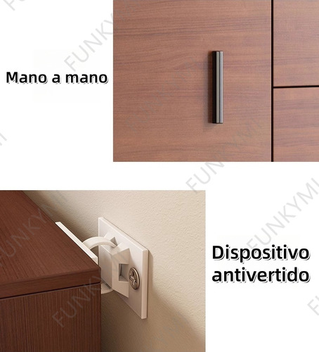 Librería De Madera Minimalista Multifuncional De 5 Niveles