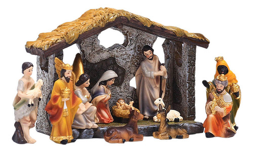 Set De Estatuillas De La Natividad Del Nacimiento De Jesús