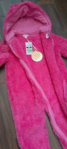 Pijama Osito Peluche Con Capucha Orejitas Yamp! 18 Meses