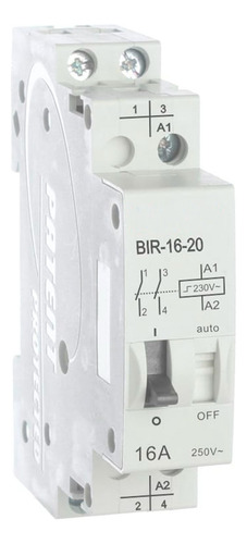Telerruptor 2 X 16a 230v Relay De Impulso - Electroimporta -