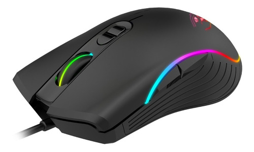 Imagen 5 de 6 de Mouse De Juego Aiwa Constrictor Rgb 7 Botones 3200 Dpi