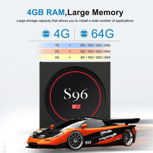 Imagen 3 de 7 de Tv Box S96 W2 Android 11 2giga Ram 16 Rom