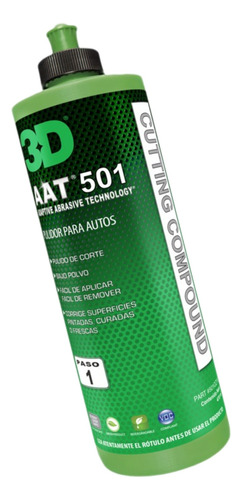 3d Aat 501 - Compuesto/pulidor De Corte.