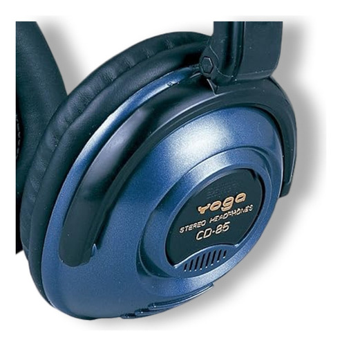 Headphone Cd-85 Bateria Eletronica Isola Ruído Externo Palco Cor Azul