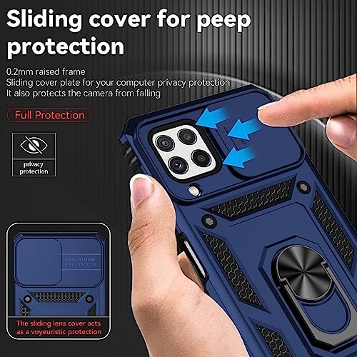 Funda Para Galaxy A22 4g Samsung M32 4g Sm-a225f Azul Pla -2