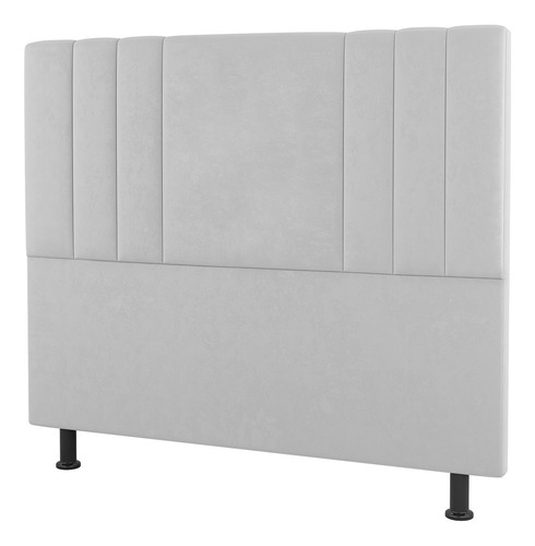 Cabeceira Cama Box King Size Grace 195cm Sintético Branco