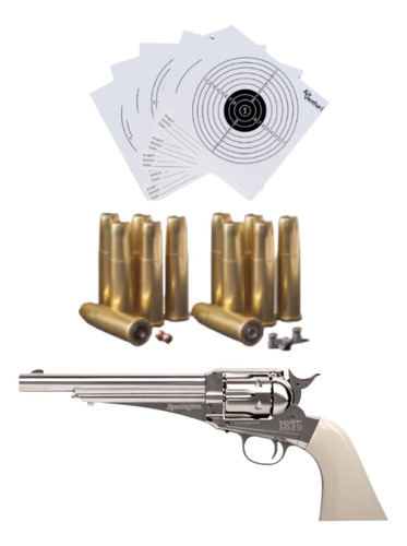 Revolver Co2 12g Remington 1875 Bbs Pellets 4.5mm Xchws C