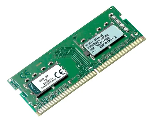 Kingston　メモリ Memória RAM ValueRAM verde 4GB 1 Kingston KVR24S17S8/4 | Frete grátis
