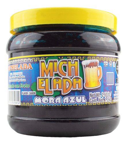 Pulpa Mich Elada Escarcha Chelas Frut Mora Azul 1.2 Kg