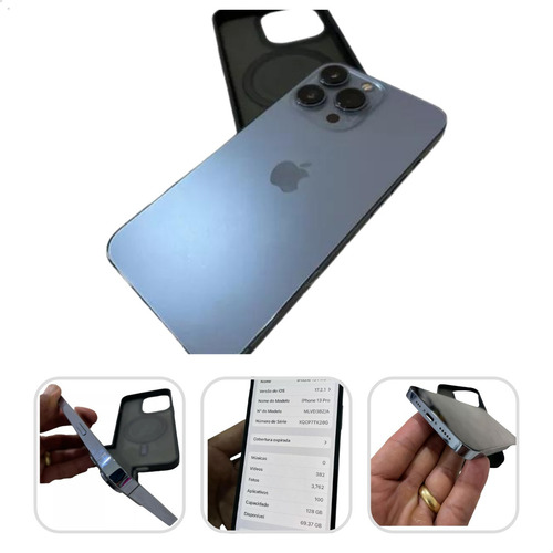 iPhone 13 Pro 128g Azul-sierra Apple Semi Novo Particular Fb (Usado)