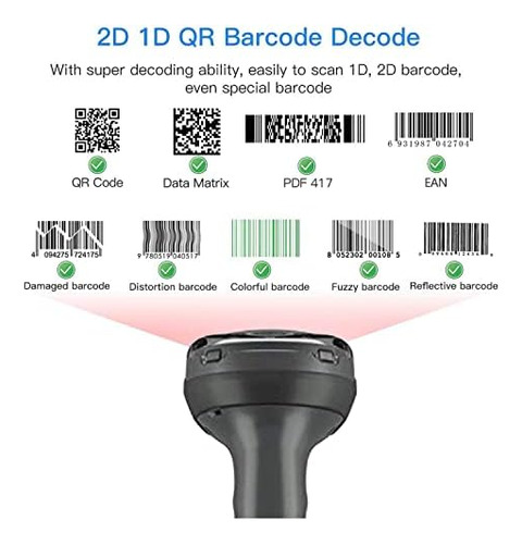 Zebra Ds4608-sr Faixa Padrão 1d 2d Leitor De Código De Barr