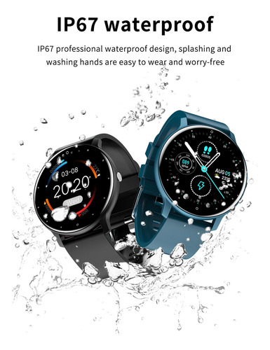 Reloj Inteligente Bluetooth Con Pantalla Táctil Completa Ip6