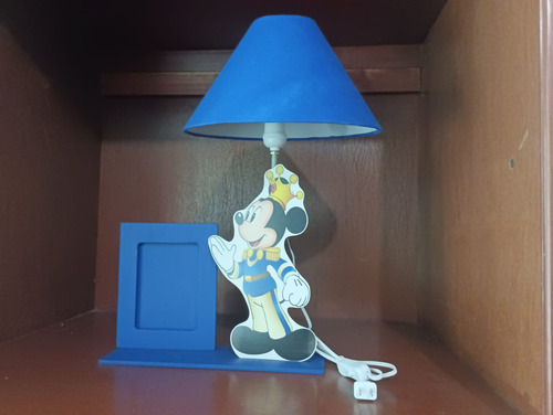 Lampara De Portarretrato Mickey Mouse Rey Centro De Mesa