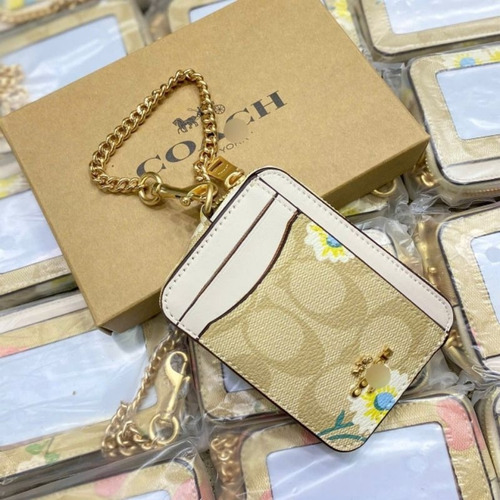 Monedero Tarjetero Coach Original Zip Cardcase Signature