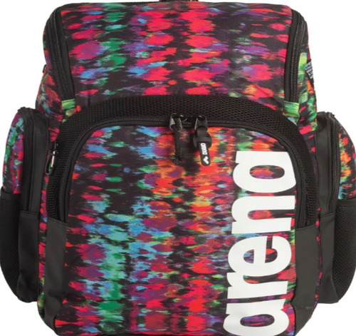Mochila Arena Spiky Iii Backpack 35l Allover Tie Dye Color Multicolor Diseño De La Tela Floreado