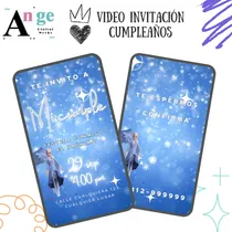 Comprar Video Invitación Digital Animada Cumpleaños Personalizada