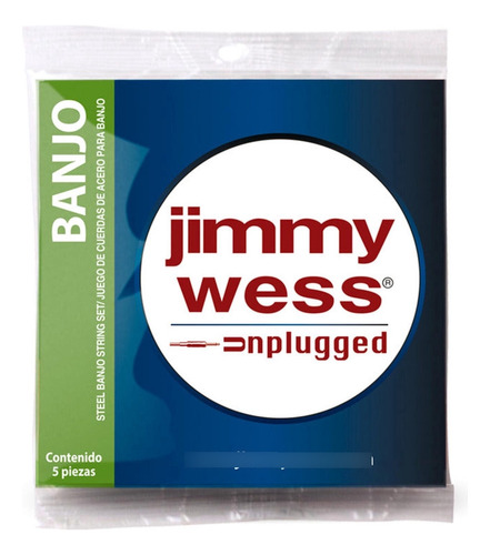 Jgo. De Cuerdas De Acero Para Banjo Jimmy Wess Jwbj-550