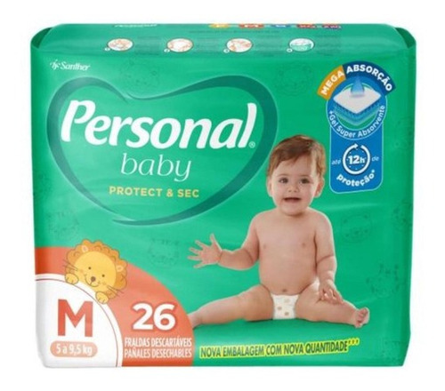 Fralda Personal Baby Jumbo M 26un