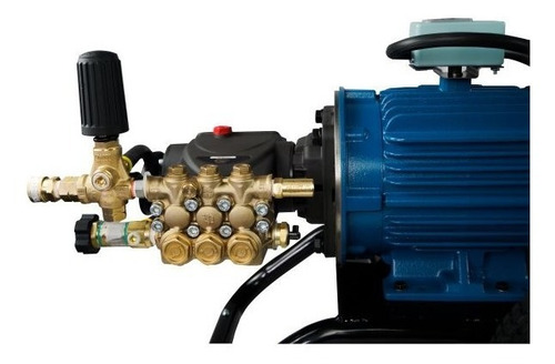 Imagen 4 de 9 de Hidrolavadora Ind. En Chasis 5hp 3f 2500psi Cabezal Italiano