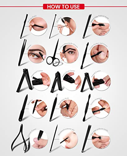 Utopia Care Juego De Manicura De 15 Piezas - Cortauñas De M