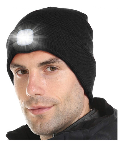 Attikee Led Beanie, Gorro De Punto Cálido Unisex, Gorro De F