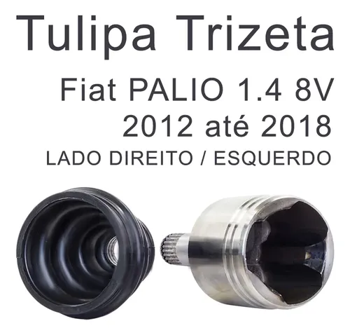 Tulipa + Trizeta Palio 1.4 8v 2012/2016 Dir/esq 22x21 Vt5206
