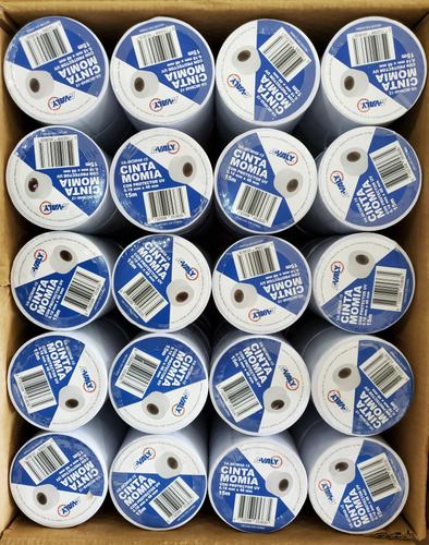 Cinta Momia Pvc 15 Mts X 4.8 Cm Tuberia Aisla 100 Pzs Avaly