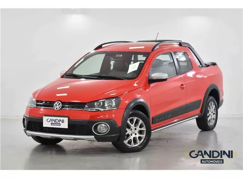 Saveiro Cross 2021 Vermelho Ravena! 