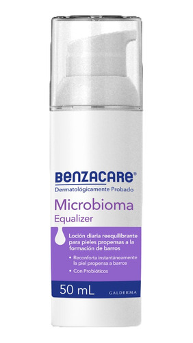 Loción Benzacare Microbioma Equalizer Piel Propensa A Barros