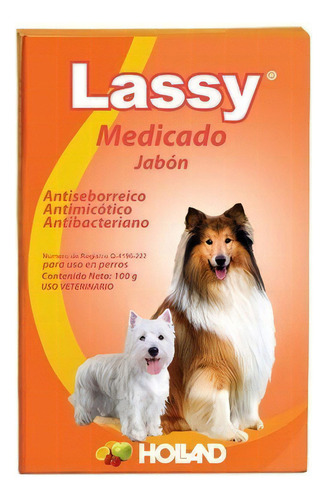 Jabon Lassy Medicado 100g Holland Hongos Perro Inmedia