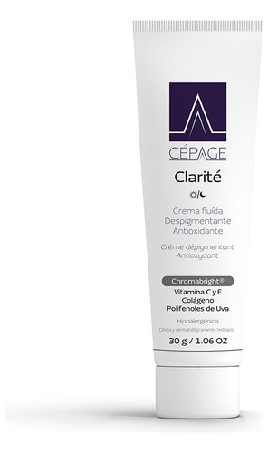 Crema Cepage Clarite Fluida Despigmentante X 30ml