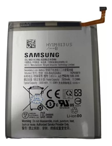 Batería Pila Samsung Galaxy A20 Eb-ba202abu 3000mah