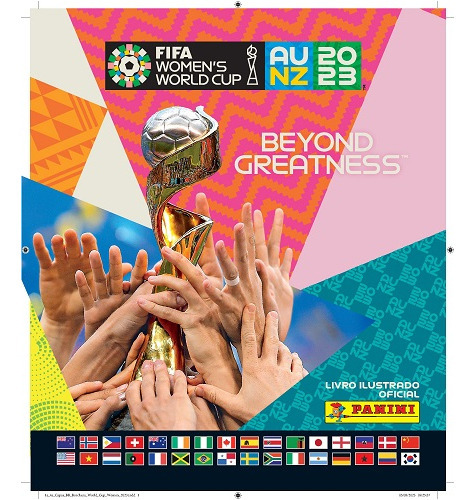 Kit C/ 1 Álbum Brochura + 10 Envelopes de Figurinhas da Copa Do Mundo FIFA Feminina Austrália - Nova Zelândia 2023, de Panini. Editora Panini, capa mole em português