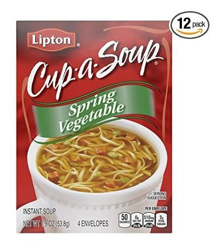 Lipton Instantánea Sopa De La Mezcla Del Resorte Vegetal 1,9