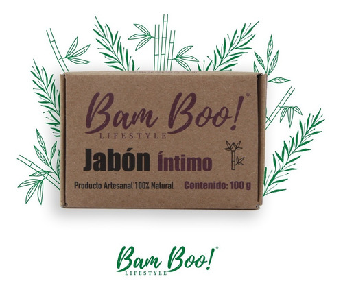 Imagen 1 de 2 de Jabón Íntimo Bam Boo! Lifestyle® 100 Gr