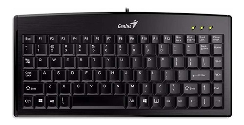 Mini Teclado Usb,en Español Genius Luxemate 100 Color Negro